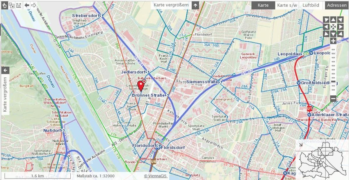 Lageplan mit �ffis II