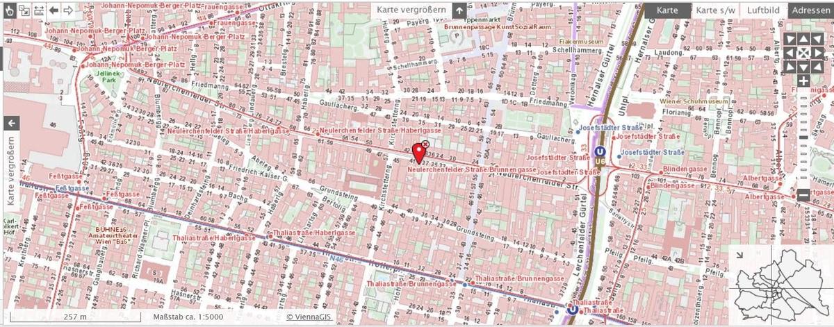 Lageplan mit �ffis