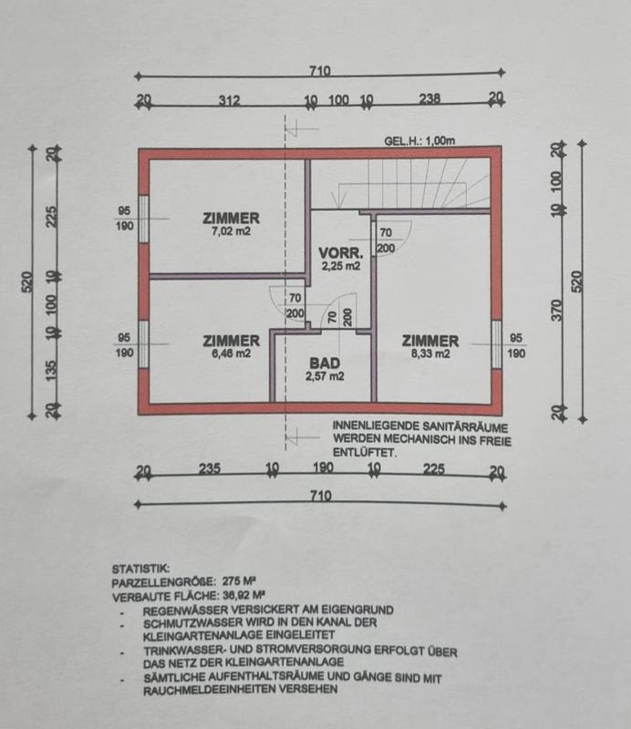 Grundriss Obergeschoss