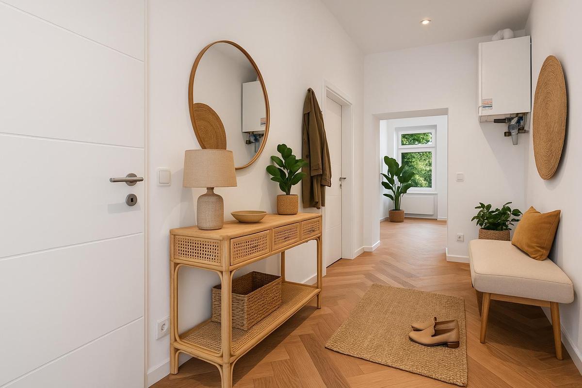 KI generiert - Einrichtungsvorschlag Vorraum