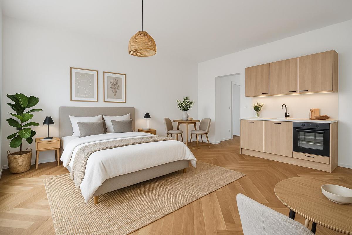 KI generiert - Einrichtungsvorschlag Wohnk�che