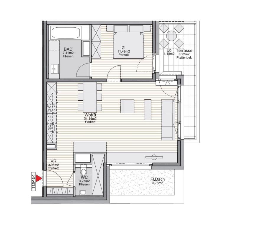 Grundriss top 54