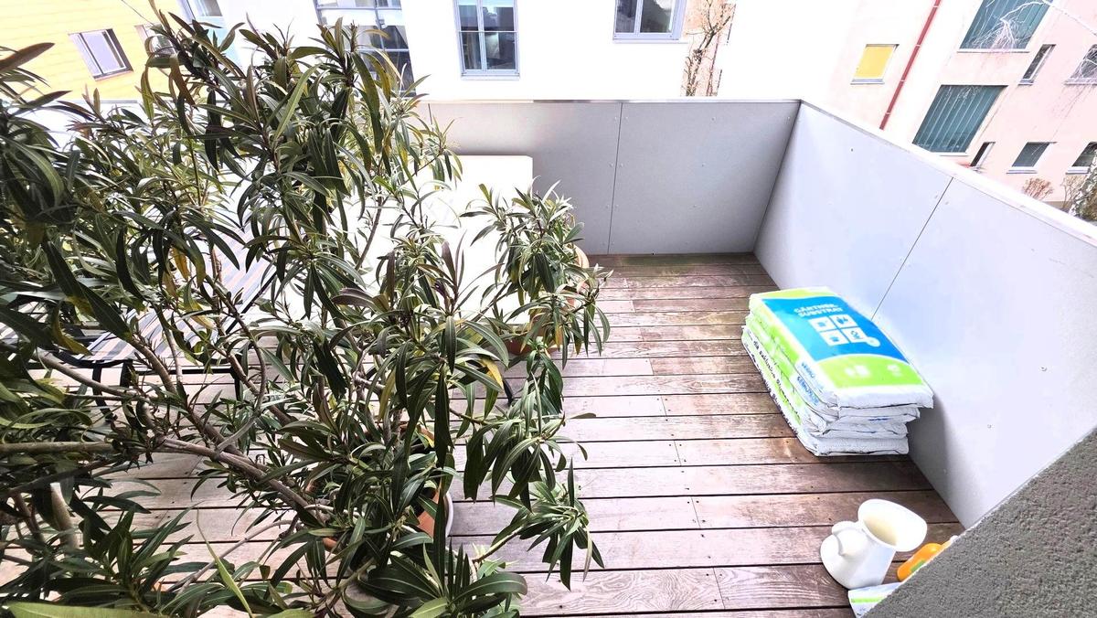 gro�er s�d-westseitiger Balkon