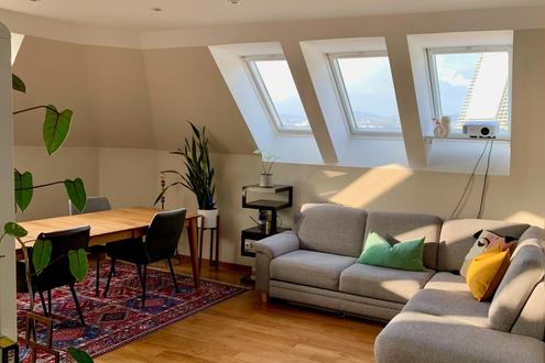 Helle 2,5-Zimmer DG-Wohnung nahe Augarten ? optimaler Schnitt &amp; freier Mietzins