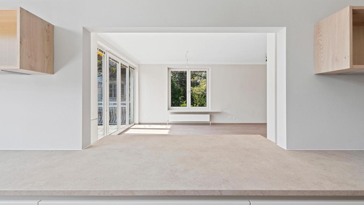 Ausblick zum Wohnzimmer