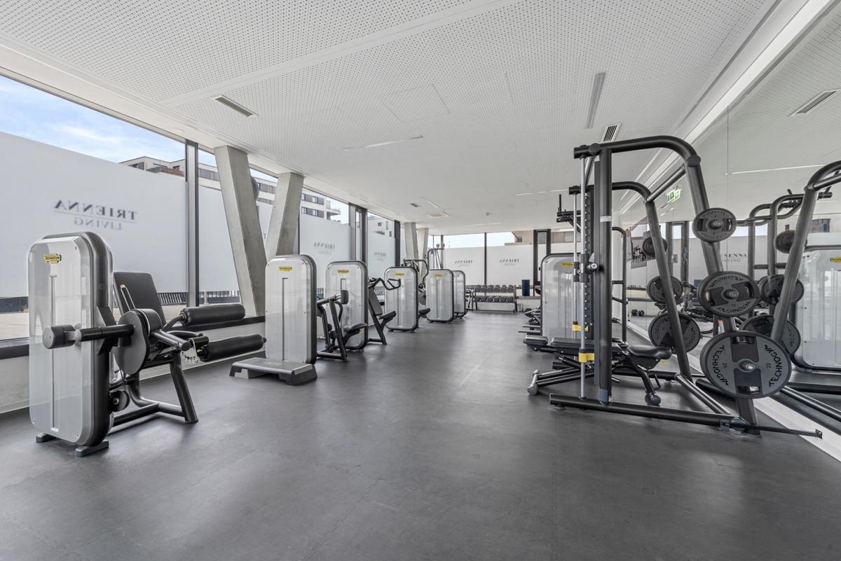 Fitnessraum mit Sauna