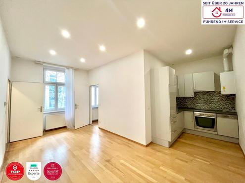 Neuer Preis!! Gut geschnittene 2-Zimmer Wohnung in absoluter Hofruhelage im ersten Stock