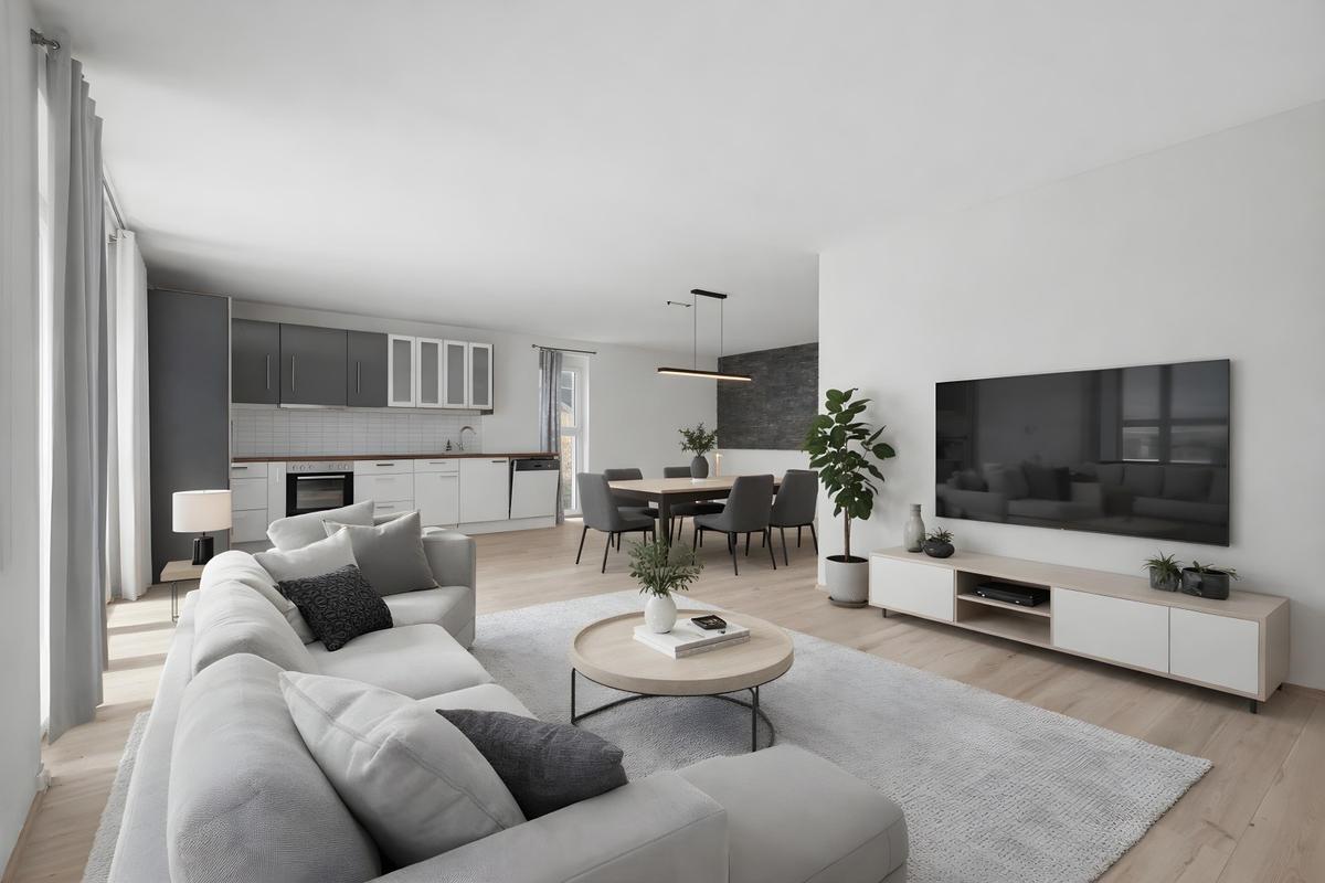 Wohnzimmer gestacked