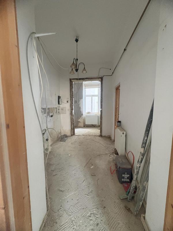 12 Rohformat Gang Muster wohnung