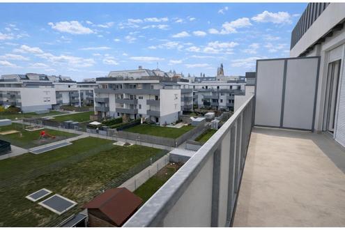 Gro�z�gige Neubauwohnung mit 14m� WESTBALKON (Abendsonne) nahe Akademiepark