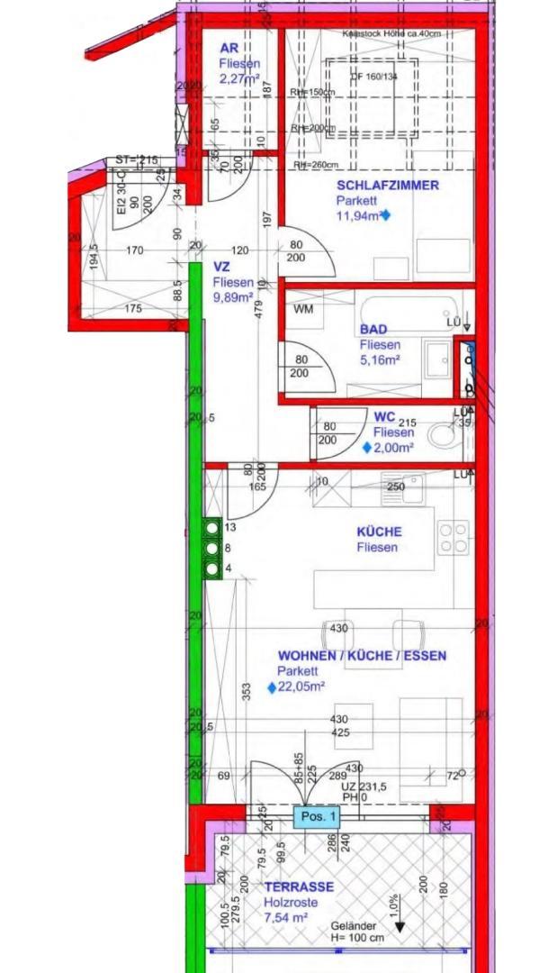 12. Eigentumswohnung 2201 Gerasdorf - Grundriss
