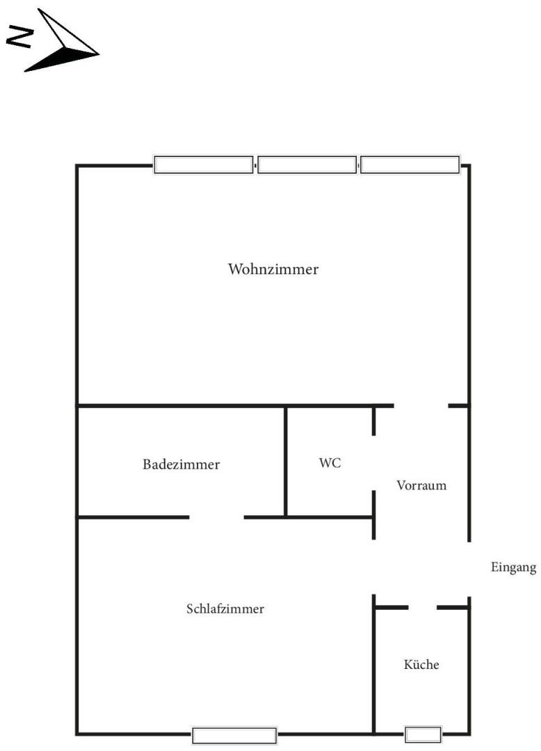 14. Mietwohnung 1040 Wien - Grundriss