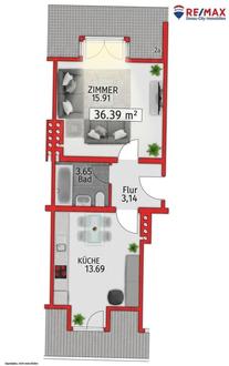 Machen Sie es zu Ihrem: Charmante 2 Zimmer in 1230