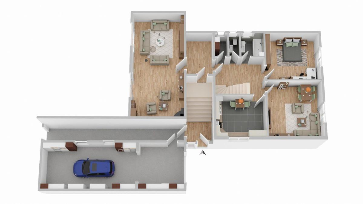 42. Einfamilienhaus 2000 Stockerau - Grundriss