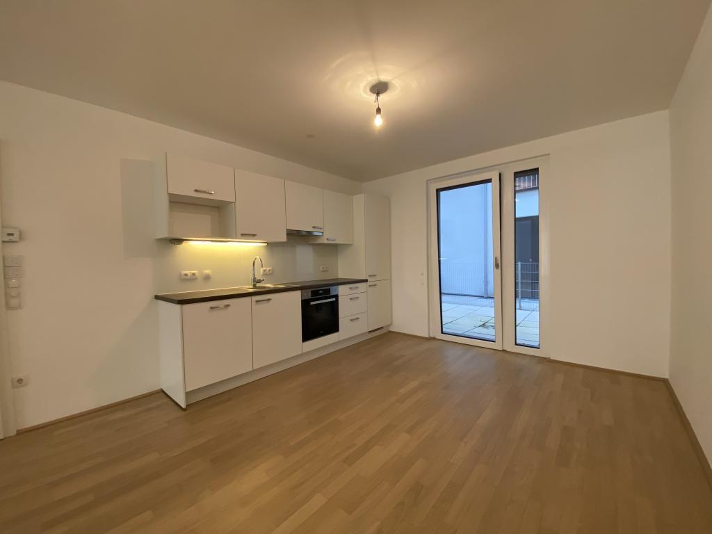 K�che und Ausgang zur Terrasse