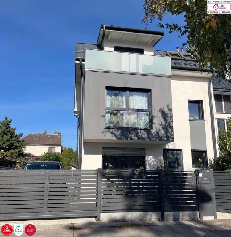 Vorderseite des Hauses