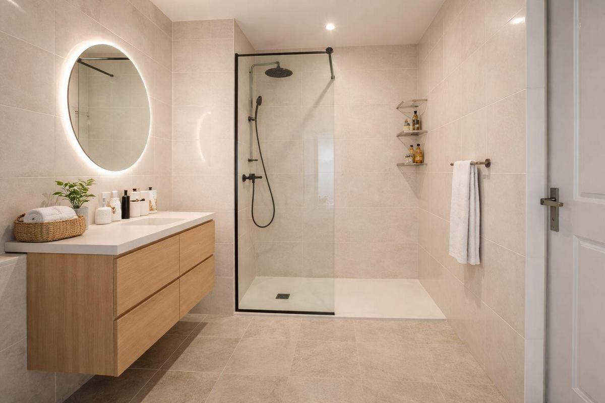 Bad, KI-generiertes Foto