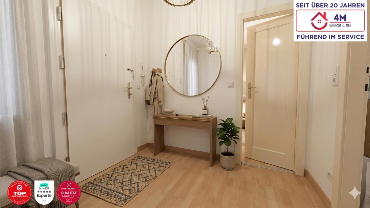 Eingangsbereich gestaged