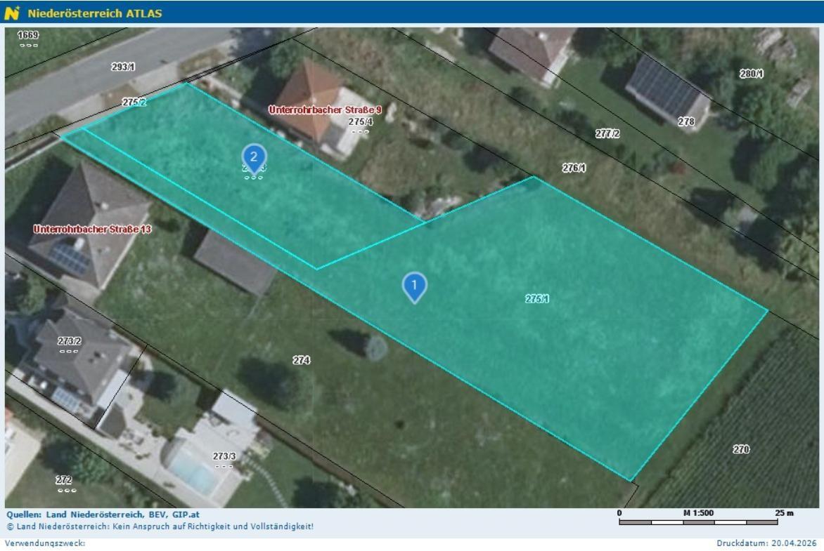 N� Atlas 2-Grundst�ck 2105 Oberrohrbach