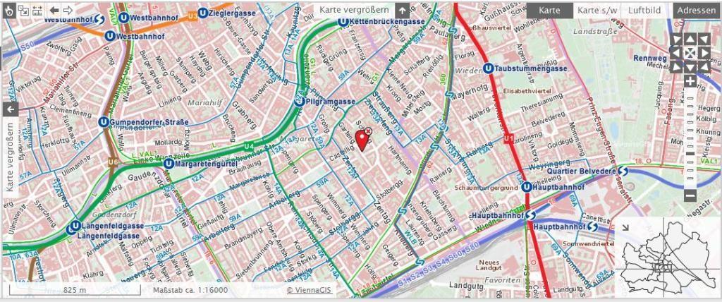 Lageplan mit �ffis