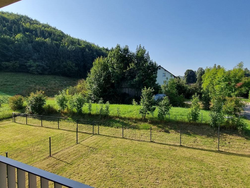 Blick in die G�rten Haus A + B