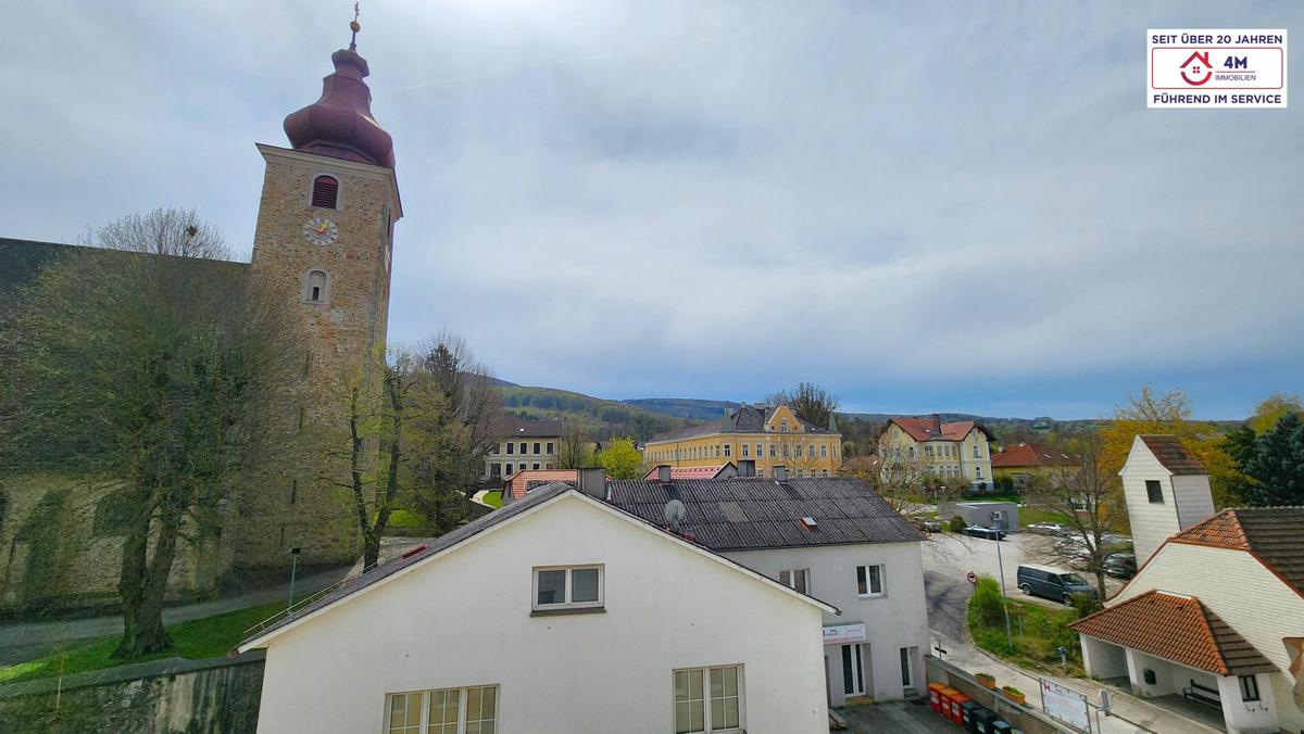 Ausblick aus dem Schlafzimmer