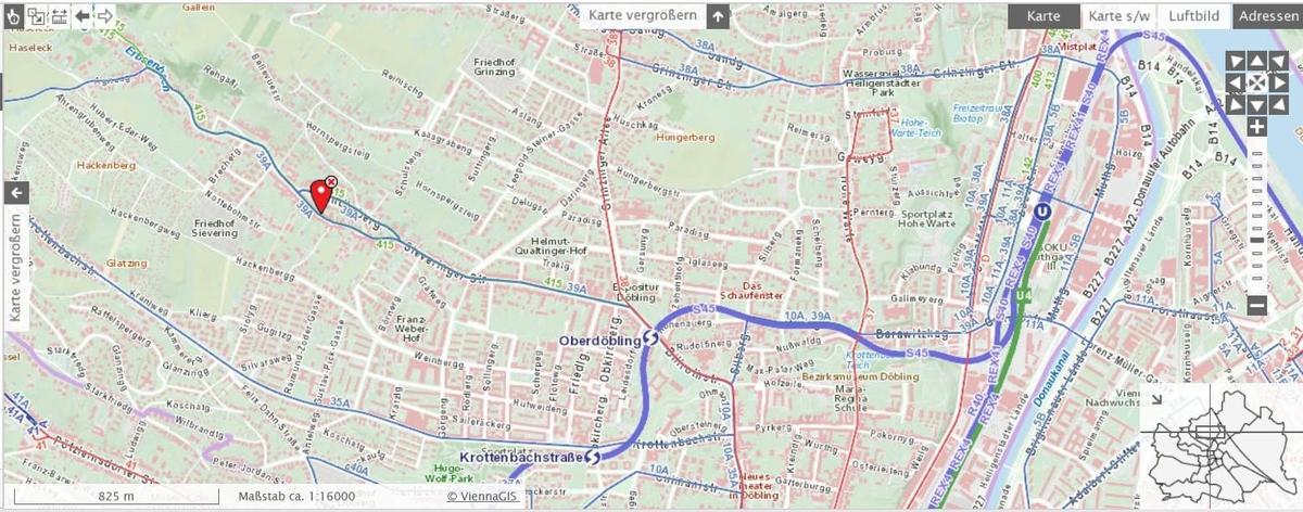 Lageplan mit �ffis