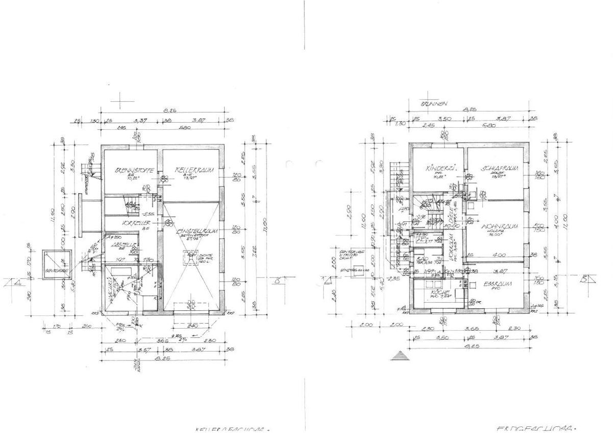 Planskizze - EFH 2111 Harmannsdorf