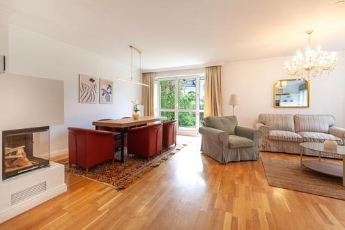 "Fully Furnished! 3-Zimmer Gartenwohnung mit Terrasse und Garagenplatz!"