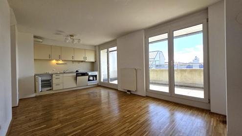Maisonette-Wohnung mit gro�er Terrasse und 2 WCs - U1 N�he!!