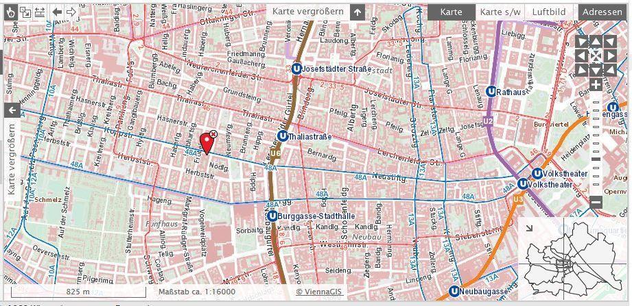 Lageplan mit �ffis