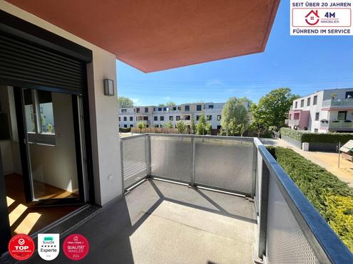 Moderne 3-Zimmer-Neubauwohnung mit Balkon ins Gr�ne
