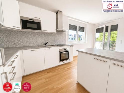 Moderne 3-Zimmer-Neubauwohnung mit Balkon ins Gr�ne