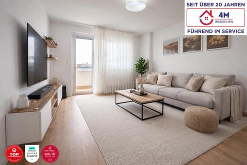 94m� Familienwohnung mit Balkon ? 5 Min zum Bahnhof (Direktzug nach Wien) Beschreibung