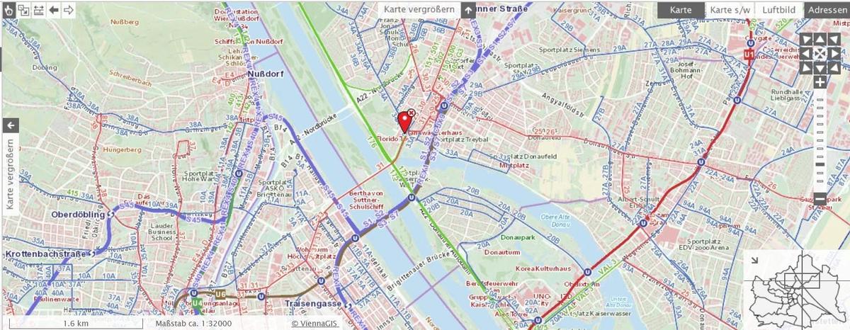 Lageplan mit �ffis