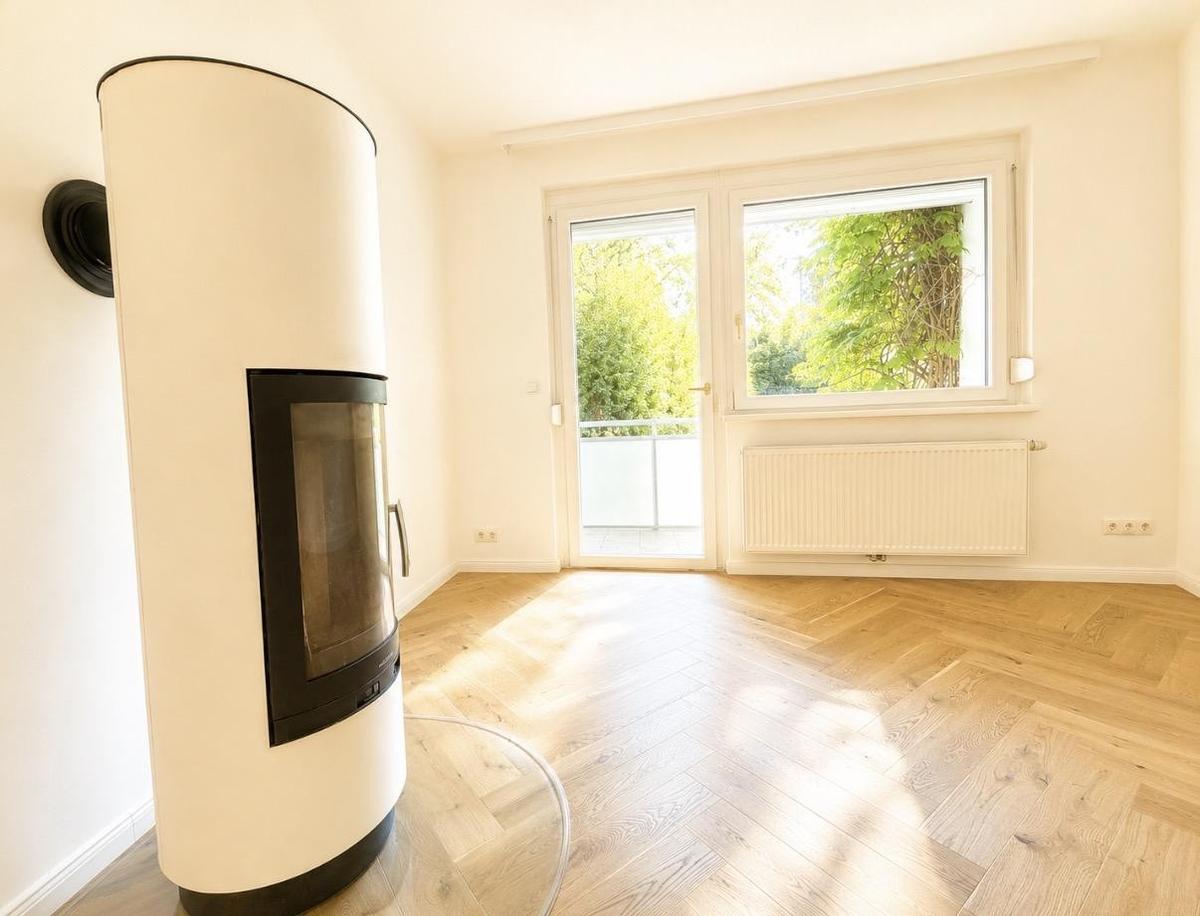 ETW 1180 Wien - Wohnzimmer Kamin