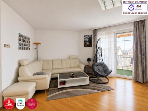 Ruhe. Licht. Gr�nblick. | Dachgeschosswohnung mit Balkon &amp; Tiefgarage