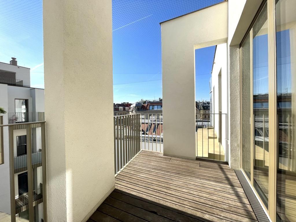 Balkon auf Wohnebene