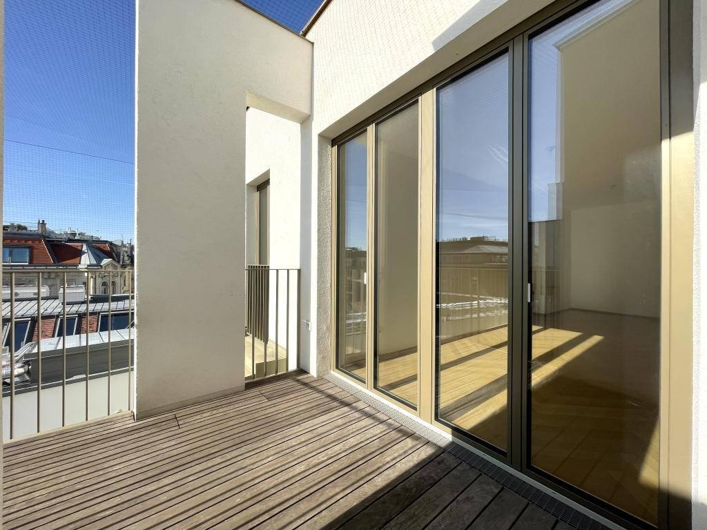 Balkon auf Wohnebene