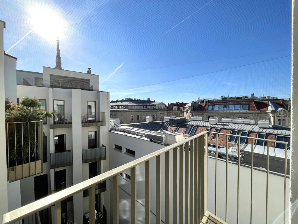Blick vom Balkon