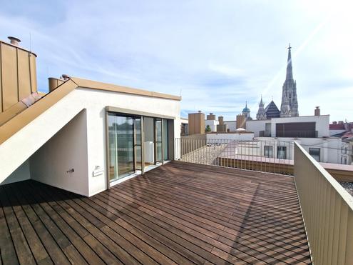 KORB ETAGEN - DG-Wohnung mit 30m� Dachterrasse N�he Stephansdom