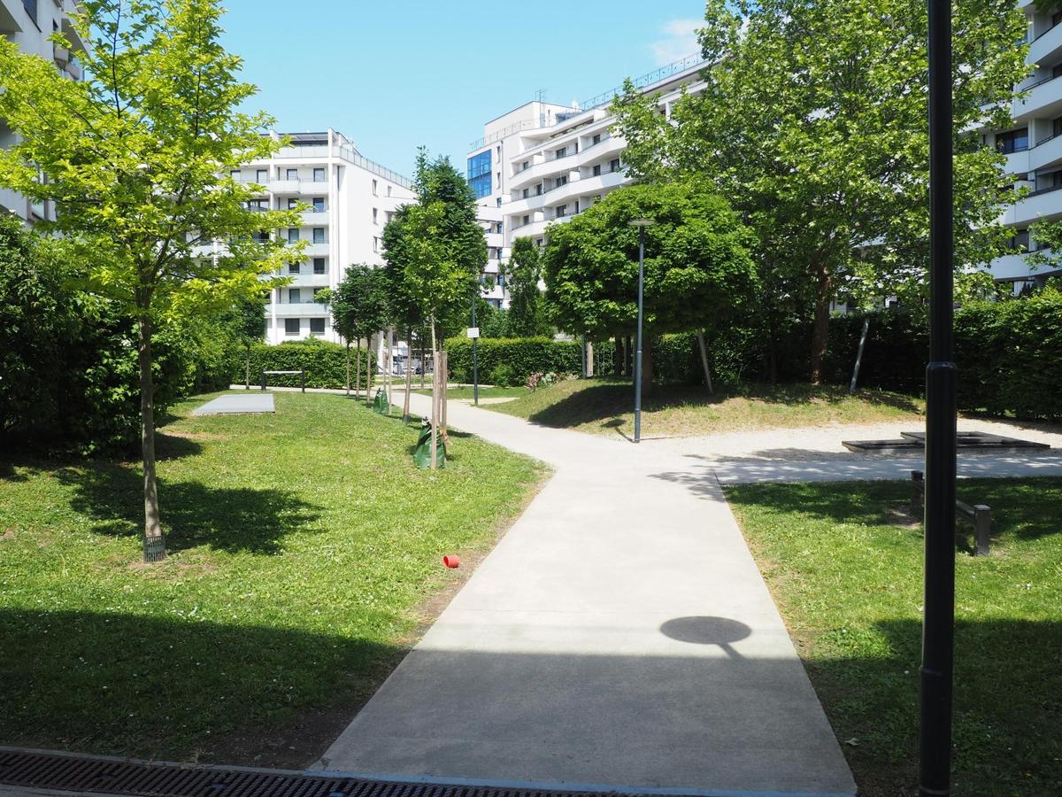 begr�nte Hausanlage
