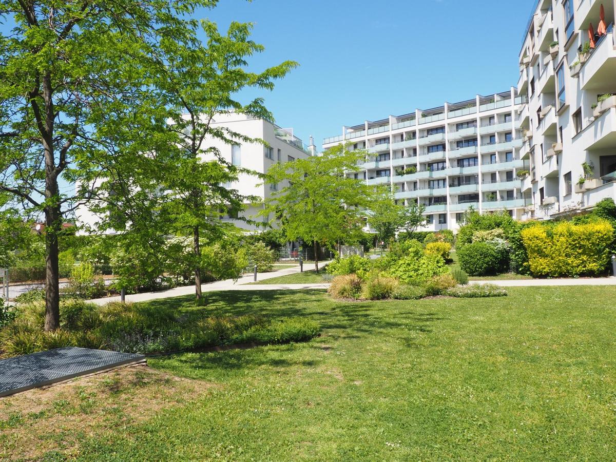 begr�nte Hausanlage