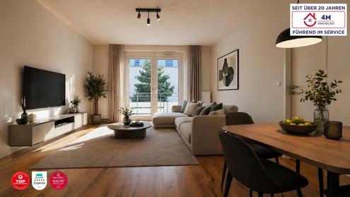 *Rundum sorglos wohnen* Kernsanierte Wohnung mit großer Sonnenlogia im frisch sanierten Haus