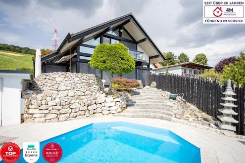 ? Exklusives HUF Architektenhaus in Maria Gugging! Anzahlung 450.000,00 Euro diskret & direkt vom Eigentümer finanzieren!
