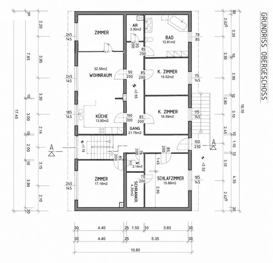 ETW 2003 Leitzersdorf - Plan Obergescho�