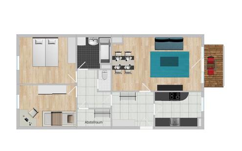 "3 Zimmer Wohnung in l�ndlicher Atmosph�re"