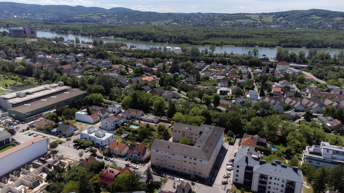 01 ETW 2100 Korneuburg Luftaufnahme
