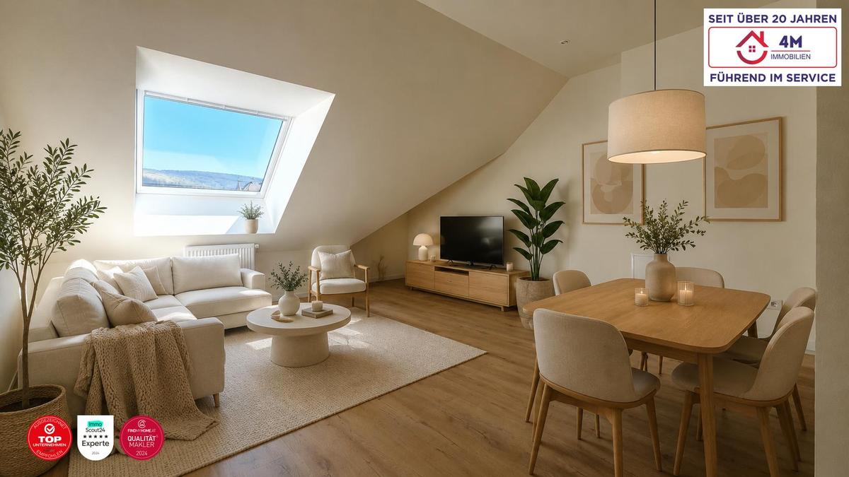 Wohnzimmer gestagt