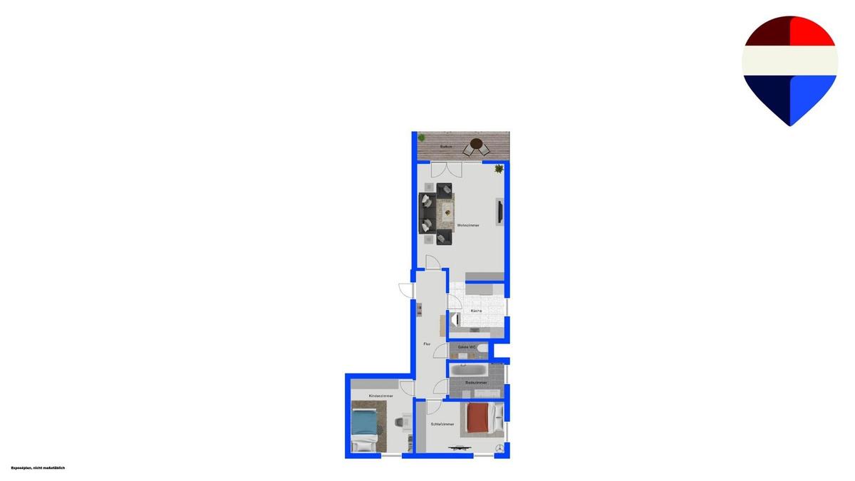 Grundrissplan
